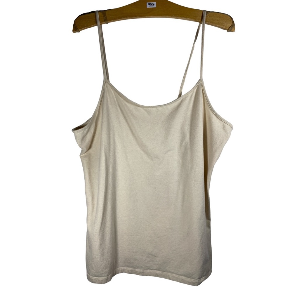 Women’s TIME AND TRUE Fruit Khaki Basic Spaghetti Strap Cami